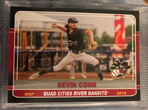 2019 Quad Cities River Bandits Devin Conn RC Rookie Astros Nova Plantation FL