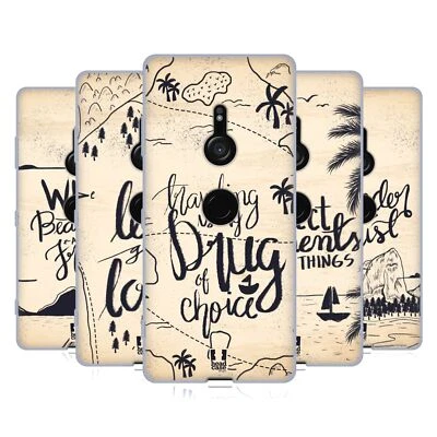 HEAD CASE DESIGNS VINTAGE TRAVEL JOURNAL SOFT GEL CASE FOR SONY PHONES 1 - Image 1 of 4