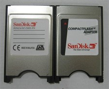 Sandisk CF Compact Flash Card adaptor CF Card to PCMCIA PC Adapter