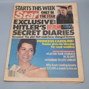 The STAR Tabloid Newspaper May 17 1983 Princess Caroline WWII Diaries - Imagen 1 de 6