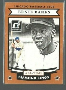  2015 Donruss All Time Diamond Kings #19 Ernie Banks (ref 66178)