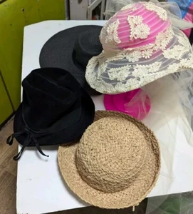 Women Hats Vintage Lot - Picture 1 of 21