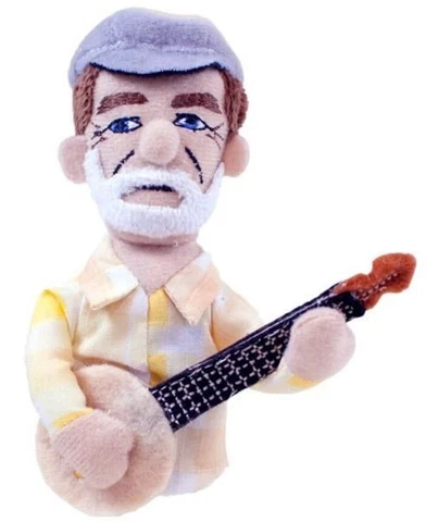 Pete Seeger 3” Fridge Magnet Finger Puppet New With Tags Banjo folk music Cover