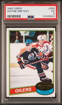 1980 Topps #250 Wayne Gretzky PSA 5 - Image 1 of 2