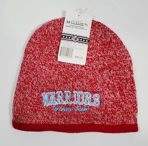 GORRA DE PUNTO GORRO TURKEY RUN HIGH SCHOOL WARRIORS POM INDIANA ADULTO TALLA ÚNICA NUEVA CON ETIQUETAS - Imagen 1 de 3