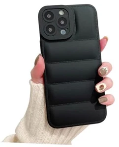 Luxury Down Jacket Phone Case for iPhone 14 Pro Max. The Puffer Case Soft - Picture 1 of 7