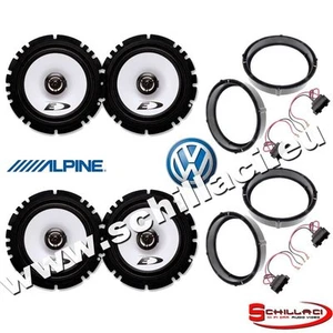 Kit 4 altavoces Alpine para VW Volkswagen Amarok (-2010/*) adaptatores - Foto 1 di 3