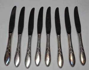 8 cuchillos Debonair Oneida Community Plate cuchillas de acero inoxidable C2 - Imagen 1 de 2