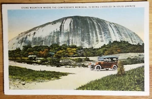 Confederate Memorial Stone Mountain Georgia GA Postcard 1920s Unused - Bild 1 von 1