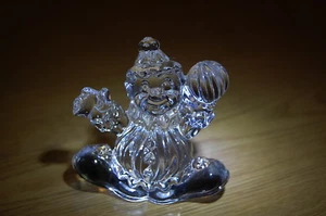 PRINCESS HOUSE ROCKING CLOWN -24% LEAD CRYSTAL-GERMANY- ART GLASS PAPERWEIGHT - Picture 1 of 5