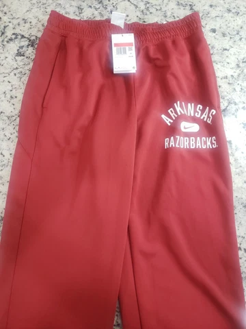 Nike Arkansas Razorbacks Spotlight Performance Sweat Pants Mens Large Crimson Cover