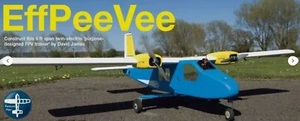 RC Plane 72" Traplet EffPeevee + Twin Plan Pack-CNC kit Designed by David James. - Picture 1 of 14