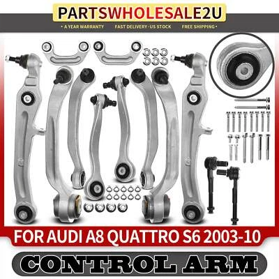 Kits de varilla de amarre de rótula de brazo de control superior e inferior de 12 piezas para Audi A8 Quattro 04-10 Foto 1 de 4