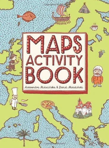 Maps Activity Book By Aleksandra Mizielinska,Daniel Mizielinski - Image 1 of 1