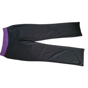 Adidas Activewear Blk Leggings Purple waist Size XS - Picture 1 of 3