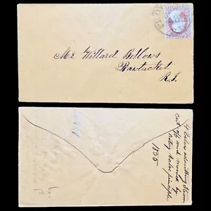 #11 3 ¢ 1851-57, Arce Providence, RI Pre-Mailing Control Markierung gebunden Corliss - Bild 1 von 2