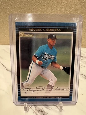 Bowman Miguel Cabrera #245 Florida Marlins 2002 Foto 1 de 2