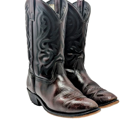 Cody James Black Cherry Leather Western Cowboy Boots Mens Size 10 D CJ4216 - Image 1 of 4