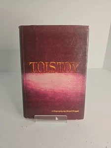 Tolstoy Henri Troyat 1968 HC Biography 1st English Ed DJ Russian Author - Imagen 1 de 13
