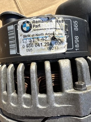 Генератор переменного тока BMW E39 528i 1997-1998-1999-2000-2001-2002-2003 1432986.1 - Изображение 1 из 4
