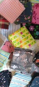 Pre Cut 5" Vintage Fabric Quilting Squares - Picture 1 of 24