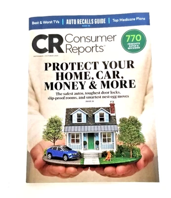 Consumer Reports Magazine - September/ October 2025 - Protecting Your Home etc. - Image 1 of 4
