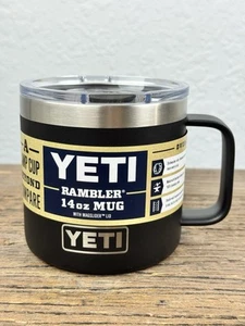 Tazza Yeti Rambler 14 oz con magslider colore nero nuova - Foto 1 di 7