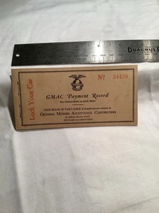 Vintage GMAC Payment Record Book Partial 1950's - Picture 1 of 8