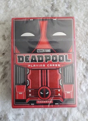 Theory11 Deadpool Premium Playing Cards Poker Size Standard Marvel Studios New - Image 1 of 3