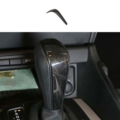 For BMW 1 Series E81 Black Wood 2007-2011 Gear Shift Knob Cover Central Console - Image 1 of 4