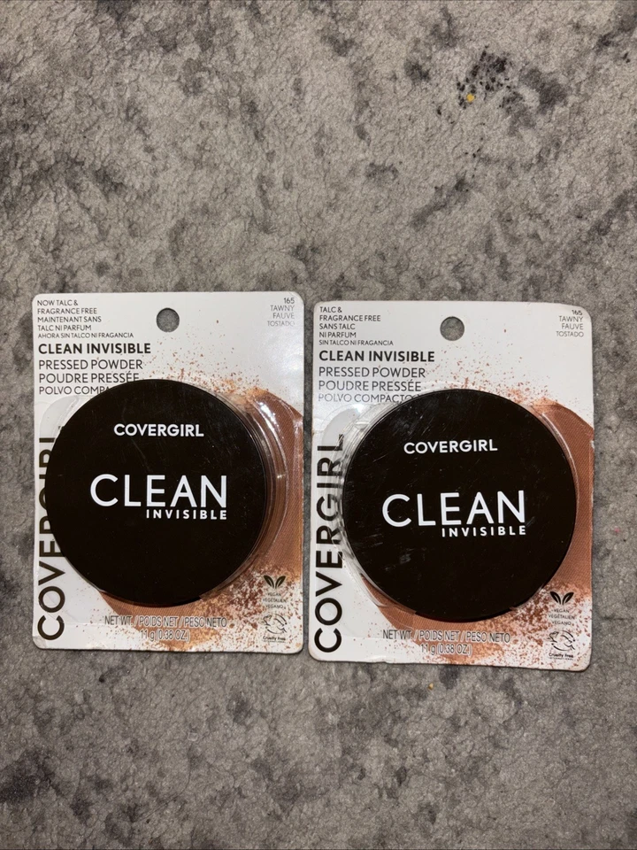 CoverGirl Clean Invisible  Powder - 165 Tawny~2 Pack~New - Image 1 of 1