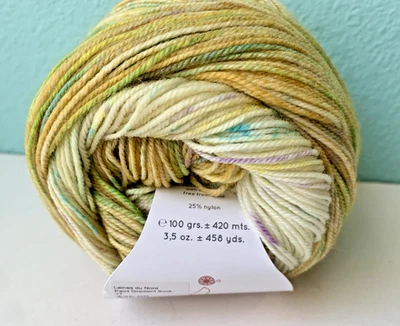 Laines du Nord Yarn - PAINT GRADIENT SOCK - Hand Dyed 75/25 Merino/Nylon 458 yds - Image 1 of 4
