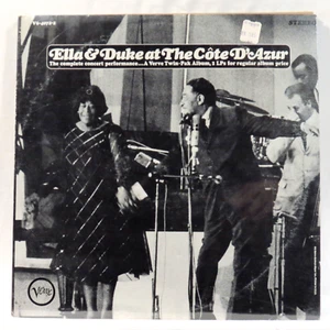 ELLA FITZGERALD DUKE ELLINGTON At The Côte D'Azur 1972 US Reissue 2 x LP SEALED - Picture 1 of 2