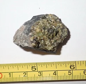 Olive Green Peridot Rough Stone on Mother Rock 21.1 gram 22x24x29 mm - Picture 1 of 5