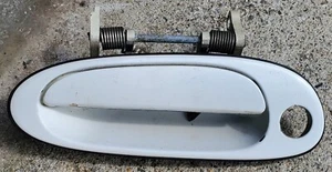 92-00 Lexus SC400 SC300 LEFT DRIVER EXTERIOR DOOR HANDLE ASSEMBLY WHITE OEM - Picture 1 of 12