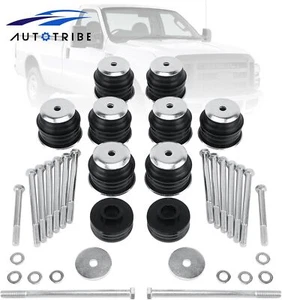 KF04058BK Body Cab Mount Bushings Kit for 1999-2007 Ford F250 F350 Super Duty - Picture 1 of 9