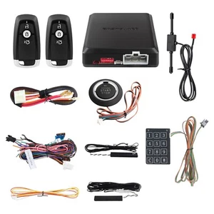 EASYGUARD keyless entry push button start car alarm and remote start pke alarm - Picture 1 of 11