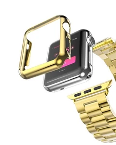 High-Quality 38 mm / 42 mm Case Cover for Apple Watch iWatch Series 1, 2 & 3 - Picture 1 of 37