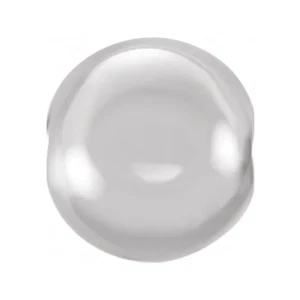 Espejo de platino sólido 950 de 3 mm brillante liso redondo cordón HECHO EN EE. UU. - Imagen 1 de 3