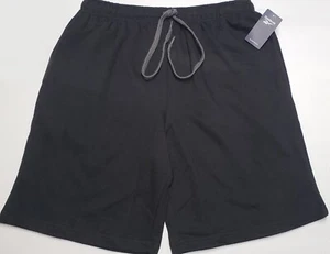 Reebok Para Hombre Pantalones Cortos Pequeños o Medianos Negro Salón Pijama Pantalones Cortos Algodón Nuevo - Imagen 1 de 9
