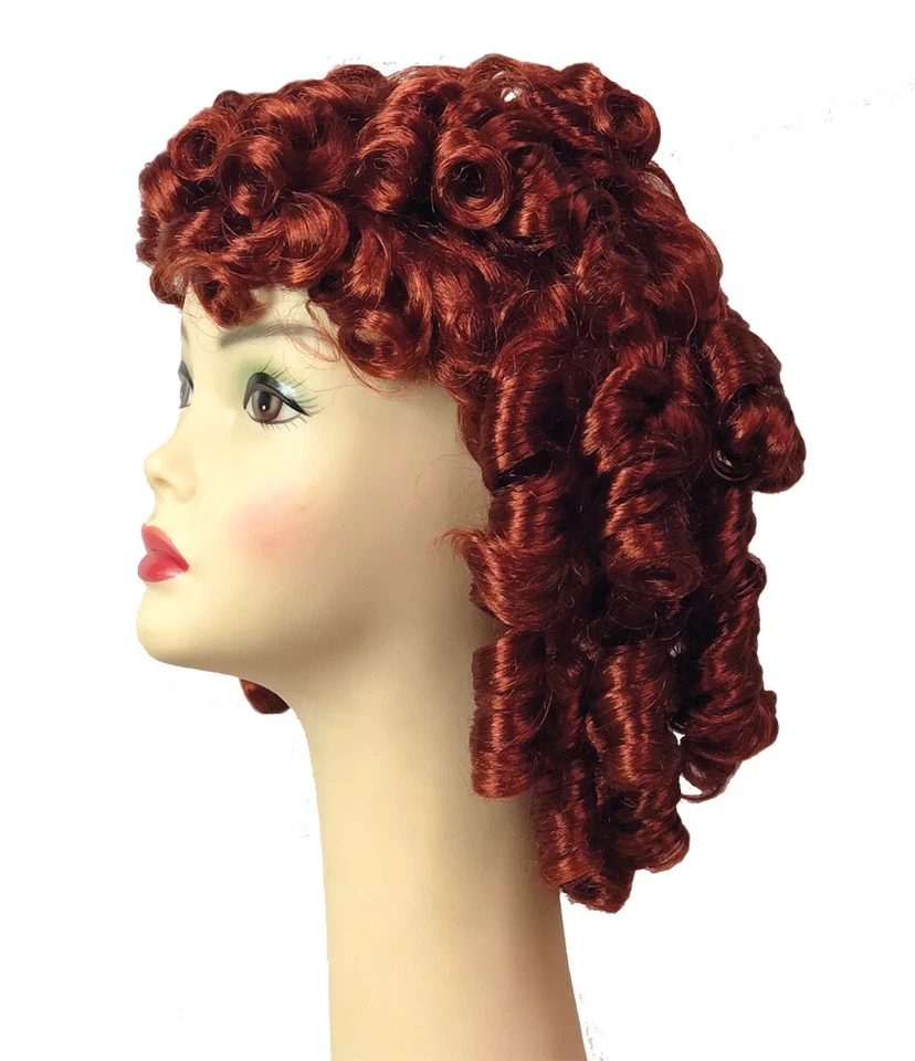 Morris Costumes Lacey Wigs LW768AU Doll Bargain Wig44 No. 350 Auburn - One Size