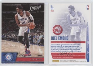 2016-17 Panini Prestige Joel Embiid #137