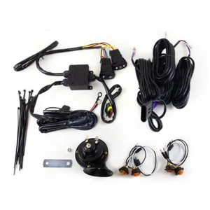 Horn Set w/ LED Turn Signal Lights &Switch for Polaris RZR 900 XP 1000 570 800 - Picture 1 of 11