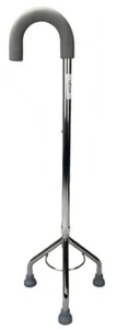 Aluminium tripod walking stick adjustable cane foam handle Free To Be Mobility - Picture 1 of 4
