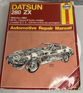 Datsun 280 ZX Haynes Repair Manual (1979 - 1983) All GL, Deluxe & Turbo Models - Picture 1 of 3
