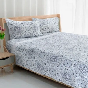 Avanti Queen Sheets Cotton Flannel Set - Cypress - Picture 1 of 6