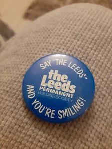 Leeds Permanent Building Society Vintage Badge - Bild 1 von 2