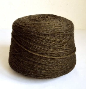Hilos de tejer de lana merino italiana, cono de 2,9 lb/1300 gramos - Imagen 1 de 3