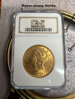 1904-P $20 Gold Liberty Double Eagle Pcgs Ms62 choice graded coin Rp-118