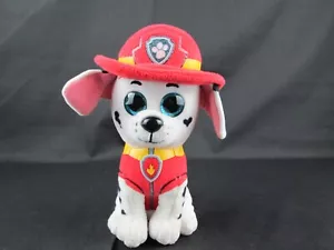 TY Beanie Babies Marshall Paw Patrol cane peluche animale di peluche 7" - Foto 1 di 5
